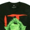 thumbnail image 3 of IT Chapter 2 Green Pennywise Men's Black T-Shirt (Small), 3 of 4