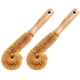 thumbnail image 1 of 2 piezas de herramientas de limpieza de botellas de agua, cepillo de limpieza de madera, cepillos doblados para botellas, 1 of 8