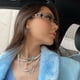 thumbnail image 5 of Gafas de sol Haqptul Rimless Y2K Star Wrap Around UV400, 5 of 7
