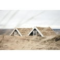 thumbnail image 3 of Marshall, Laura 24x17 Black Modern Framed Museum Art Print Titled - Selid Turf Houses, 3 of 5