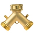 thumbnail image 3 of Hose Splitter 2 Way,Heavy Duty Garden Hose Splitter,Solid Brass Y Connector Hose Adapter,Water Hose Splitter with 4 Rubber Hose Washers, 3 of 12
