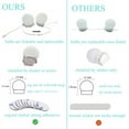 thumbnail image 3 of Ensemble de Lumières Miroir DEL Lumières de Maquillage Coiffeuse Ampoules 10/18 pour Salle de Bain, Mur, Commode à Intensité Réglable avec en Connectable, Utilisation Grand, 3 of 6