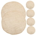 thumbnail image 6 of FUEENIRVA Burlap Placemats 6Pcs Jute for Home Decoration Dining Table 12.6in, 6 of 8