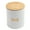 WHITE, variant on Park Life Designs 2.25 Qt. Medium Treat Tin with Bamboo Lid | Hector (White)