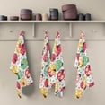thumbnail image 2 of Colorful Cute Ladybird Kitchen Dish Towels Set of 1 Absorbent Hand Towels, Lint-Free 18"x28" Spring Fast Drying Hanging Dishcloths for Cooking Baking Home Clean, 2 of 7