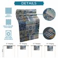 thumbnail image 6 of Vintage Ocean Table Runner 72 Inches, Nautical Anchor Sailboat Marine Life Watercolor Bed Runner Dresser Scarves Tabletop for Indoor Outdoor Parties/Ceremony/Banquet, 14" x 72", 6 of 9