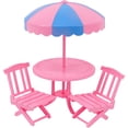 thumbnail image 2 of SHISUYAN 1 Set Miniature Beach Chair Beach Table Umbrella Mini House Micro Beach Scene Decor, 2 of 8