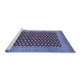 thumbnail image 2 of Ahgly Company Machine Washable Indoor Rectangle Oriental Blue Industrial Area Rugs, 5' x 7', 2 of 4