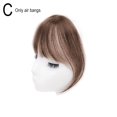 thumbnail image 5 of Fake Invisible Synthetic Bangs Front Fringes Clip In Hair Pieces Air Bangs Fiber Good Hair Styling Accessories Hairpieces, 5 of 5