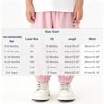 thumbnail image 4 of Rvasteizo Boys Girls Solid Pants Elastic Waist Loose Breathable Casual Summer Kids Long Pants for 6Months to 4Years, 4 of 5