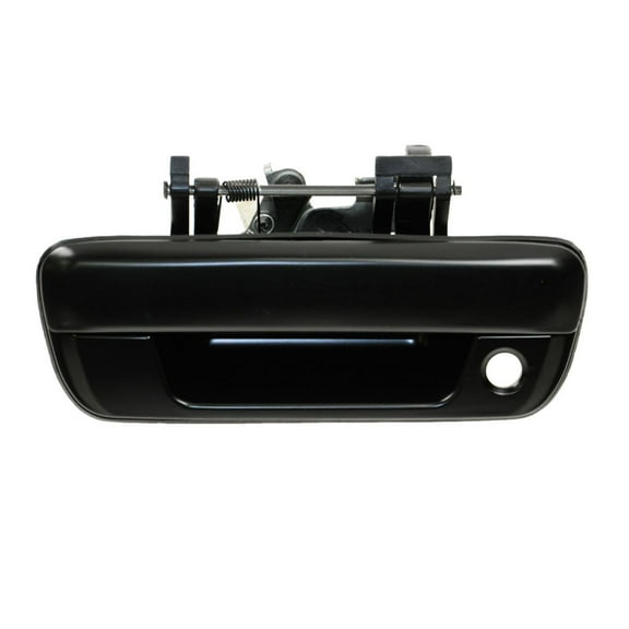 TRQ Tailgate Handle Smooth Black with Lock for Colorado Canyon i-280 i-290 i-350 DHA64744