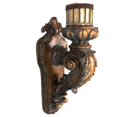 thumbnail image 1 of EcWorld Enterprises 7705337 Antique Réplique Rouillé Porte-Bougie Applique Murale, 1 of 1