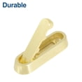 thumbnail image 4 of Unique Bargains Round Coat Hook Wall Mount Folding Hook Gold Tone 2.87"x0.91"x0.47", 4 of 7