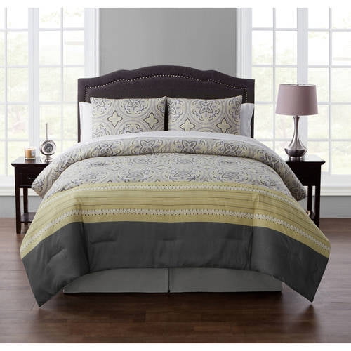 VCNY Home Adela Medallion BedinaBag Comforter Set, Sheet Set