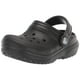 thumbnail image 1 of Zuecos Crocs Classic con forro para niños, negros, sin cordones, talla 6, 1 of 2