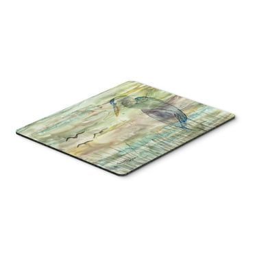 Blue Heron Sunset Mouse Pad Hot Pad or Trivet