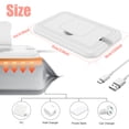 thumbnail image 3 of USB Baby Wipe Warmer Travel Size Portable Wipe Warmer Lightweight Travel Diaper Wipe Warmer Even Fast Heating Heated Baby Wipes Warmer Temperature Keep at 40-55℃ for Home Car Travel 5.9×3.9×0.39in, 3 of 7