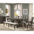 thumbnail image 2 of JERFIT Nailhead Trim Upholstered Dining Bench, 2 of 6