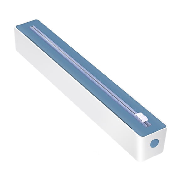 Dispensador de film transparente Versátil para mujer Compacto Fácil de usar Accesorios profesionales Suministros Dispensador de papel de aluminio para Azul
