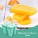 thumbnail image 4 of 4 celdas, molde para paletas de helado hecho en casa, molde para paletas de silicona reutilizable, verde, 4 of 5
