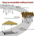 thumbnail image 5 of Kojooin 10x10ft Instant Pop-Up Canopy Tent with Center Lock - Portable & Adjustable, 5 of 8