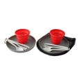 thumbnail image 3 of Ozark Trail 2 Person Table Set with Plastic Plates and Flatware, and Silicone Cups, 3 of 10