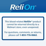 (3 pack) ReliOn Prime Blood Glucose Test Strips, 25 Count