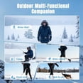 thumbnail image 4 of Snow Cleats For Shoes Anti Slip Ice Cleats for Shoes and Boots, Traction Ice Snow Grip with Stainless Steel Spikes and Silicone Men Women for Hiking, Walking, Climbing, Jogging,Fishing, 4 of 7