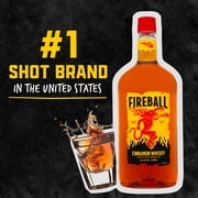 Fireball Cinnamon Whiskey, 1.75L Glass Bottle, 33% Alcohol