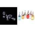 thumbnail image 1 of Paquete Vasos Y Botellas De Cócteles Coloridas Para 1:12 Suministros De Cocina Hechos En Miniatura De Baoblaze Bebidas en miniatura de cócteles, 1 of 8