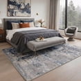thumbnail image 3 of KUETH 5'X7' Area Rugs Machine Washable Rugs for Living Room, Non Slip Flat Pile Rug with Rubber Backing, Rug for Entryway Bedroom Dining Room Home Office, 3 of 3
