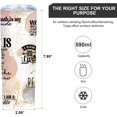 thumbnail image 4 of Gifts for Women Girls Inspirational Coffee Mug Insulated Skinny Tumblers Cup with Lid 20oz - Reusable Stainless Steel Water Bottle for Hot & Cold Drinks Tea Cup Iced Coffee Travel Mug, 4 of 5