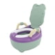 thumbnail image 3 of Orinal lavable con forma de animal, portátil, grande, 12 cm de altura, respaldo, estera de PVC, orinal verde, inodoro de entrenamiento para 1 a 4 años, 3 of 9