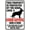 Warning Sign 4, variant on General Waste Red Sign - 8"x12" Vintage Metal Warning Sign, Waste Sorting Decor for Home Farm Bar Coffee Shop Club Office