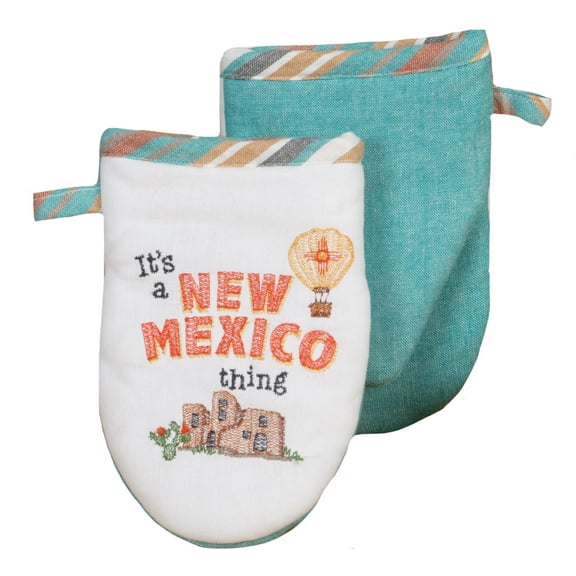 Kay Dee Designs Embroidered New Mexico Multicolor Oven Mitt Set of 2