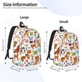 thumbnail image 3 of Yiaed Animal Cartoon Style Print Backpack, Premium Laptop Backpack, Travel Backpack for Women, Lightweight Backpacks, Comfortable Back Pack-Small, 3 of 5