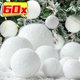 thumbnail image 2 of 6/60 bolas de nieve de espuma blanca, bolas de nieve artificiales falsas, adornos de piel para árbol de Navidad, colgantes para niños, decoración para fiesta de Navidad y Año Nuevo, 2 of 5