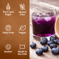 thumbnail image 6 of Syruvia Blueberry Syrup Pure Cane Coffee Flavoring Syrup, 25.4 fl Oz, 6 of 6