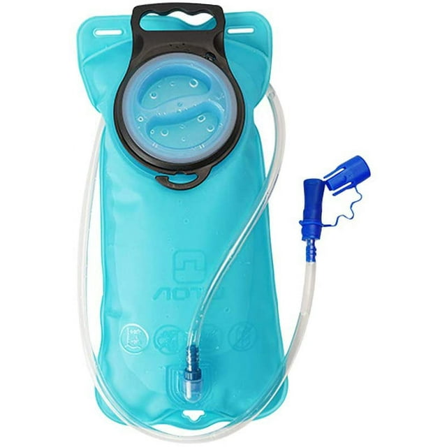 Vessie d'Hydratation, Sac de Rangement Léger pour Réservoir d'Eau de 2 L, Sac à Dos avec Réservoirs d'Hydratation pour la Randonnée, le Vélo, l'Escalade, le Cyclisme, la Course (Bleu)