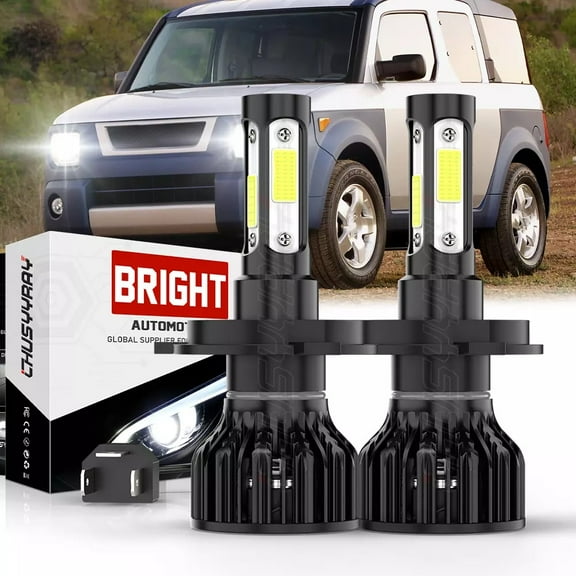 For Honda Element 2003-2008 2009 2010 2011 LED Headlight High Low Beam Bulbs Kit 6000K White 2 Pack