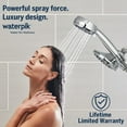 thumbnail image 3 of Sistema de ducha Waterpik One-Touch Dual 2 en 1 cromado 1.8 gpm, 3 of 9