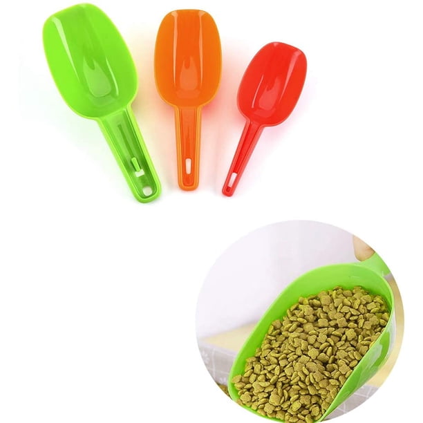 Pala Multiusos De Plástico Para Arena De Gatos Y Comida: La Cuchara Gris Que Todo Dueño De Mascota Necesita
