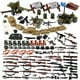 thumbnail image 1 of Set de armas Feleph de la Segunda Guerra Mundial para figuras de soldados con accesorios, 1 of 7