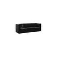 thumbnail image 3 of Meridian Furniture Quincy Black Velvet Modular Sofa, 3 of 14