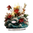 thumbnail image 4 of Adorno navideño bidimensional de la plaga con base, colección de adornos acrílicos, decoración para 186 cm de ancho, 4 of 9