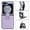 Purple, variant on Dteck Case for Samsung Galaxy Z Flip 6,Shockproof Leather Ring Holder Case Hard PC Back Cover for Galaxy Z Flip 6,Black