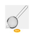thumbnail image 1 of Fiesta de malla fina para la cocina Té de acero inoxidable colador de té largo Tamina de horno de tamiz de tamiz de alimentos, 7 cm 2pcs Inevent CBP165814, 1 of 7