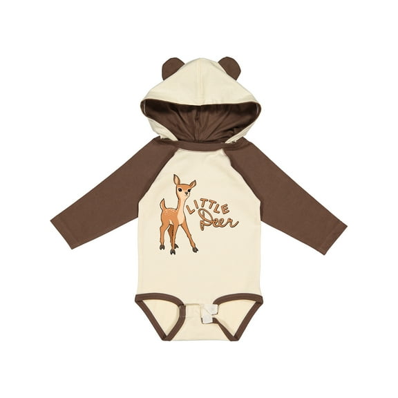 Inktastic Little Deer Boys or Girls Long Sleeve Baby Bodysuit