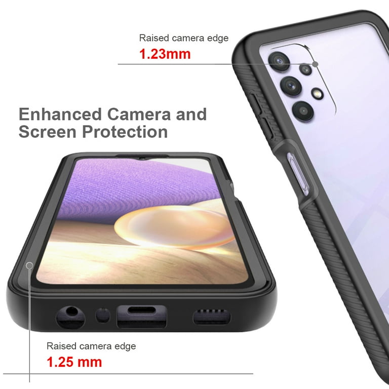 Samsung Galaxy A32 ブラック 本体 ケース付き Galaxy A32 5G スマホケース 保護カバー galaxya32 ギャラクシー