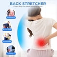 thumbnail image 2 of Back Stretcher for Lower Back Pain Relief, 4 Level Adjustable Lumbar Back Cracker Board, Back Cracking Device, Back Massager for Scoliosis, Spine Decompression and Lumbar Decompression(Black), 2 of 7